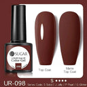 No Wipe Top Coat Gel Nail Set for Home