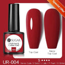 No Wipe Top Coat Gel Nail Set for Home