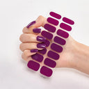 Glitter Gradient Nail Stickers Easy Waterproof High Quality