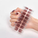 Glitter Gradient Nail Stickers Easy Waterproof High Quality