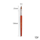 Glitter Infused Nail Art Brush Set with Quicksand 7 Pieces