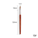 Glitter Infused Nail Art Brush Set with Quicksand 7 Pieces