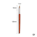 Glitter Infused Nail Art Brush Set with Quicksand 7 Pieces