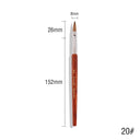 Glitter Infused Nail Art Brush Set with Quicksand 7 Pieces