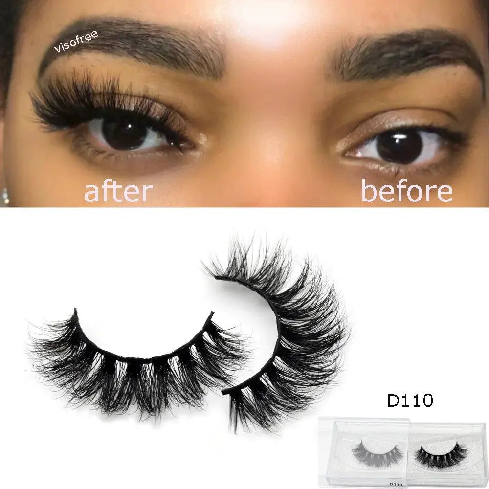 Glitter Mink Lashes Luxurious Reusable 3D Eyelashes Kit
