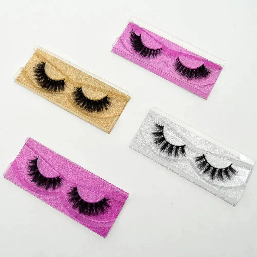 Glitter Mink Lashes Luxurious Reusable 3D Eyelashes Kit