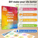 Glossy Label Sticker Paper Premium A4 Inkjet Printable