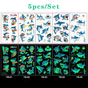 Glow-in-the-Dark Kids' Fantasy Tattoo Set Enchanting Skin Art