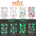 Glow-in-the-Dark Kids' Fantasy Tattoo Set Enchanting Skin Art