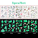 Glow-in-the-Dark Kids' Fantasy Tattoo Set Enchanting Skin Art