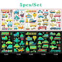 Glow-in-the-Dark Kids' Fantasy Tattoo Set Enchanting Skin Art