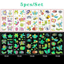 Glow-in-the-Dark Kids' Fantasy Tattoo Set Enchanting Skin Art