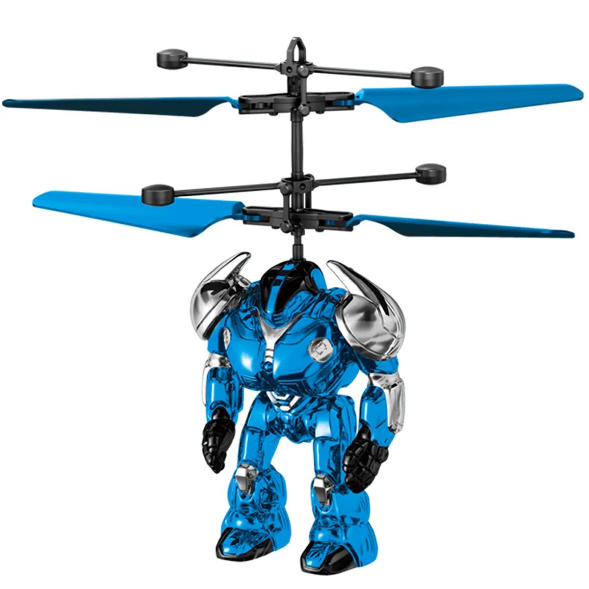 GlowTech Mech Warrior Flying Robot - Intelligent Gesture Sensing Glow Ball Light