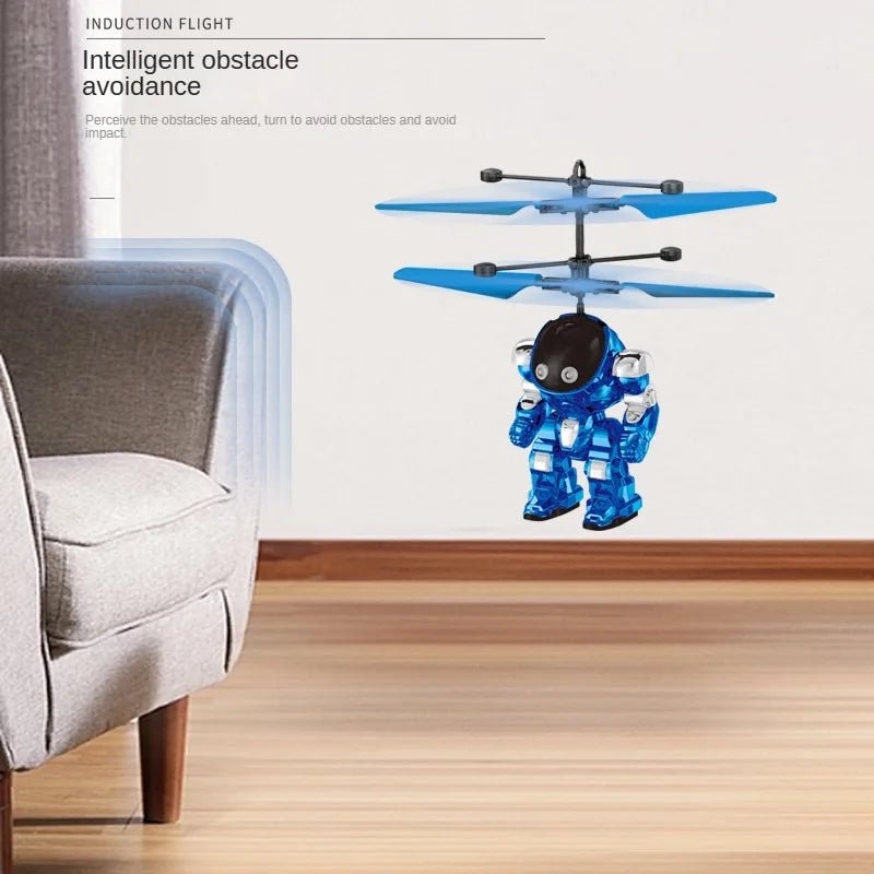 GlowTech Mech Warrior Flying Robot - Intelligent Gesture Sensing Glow Ball Light