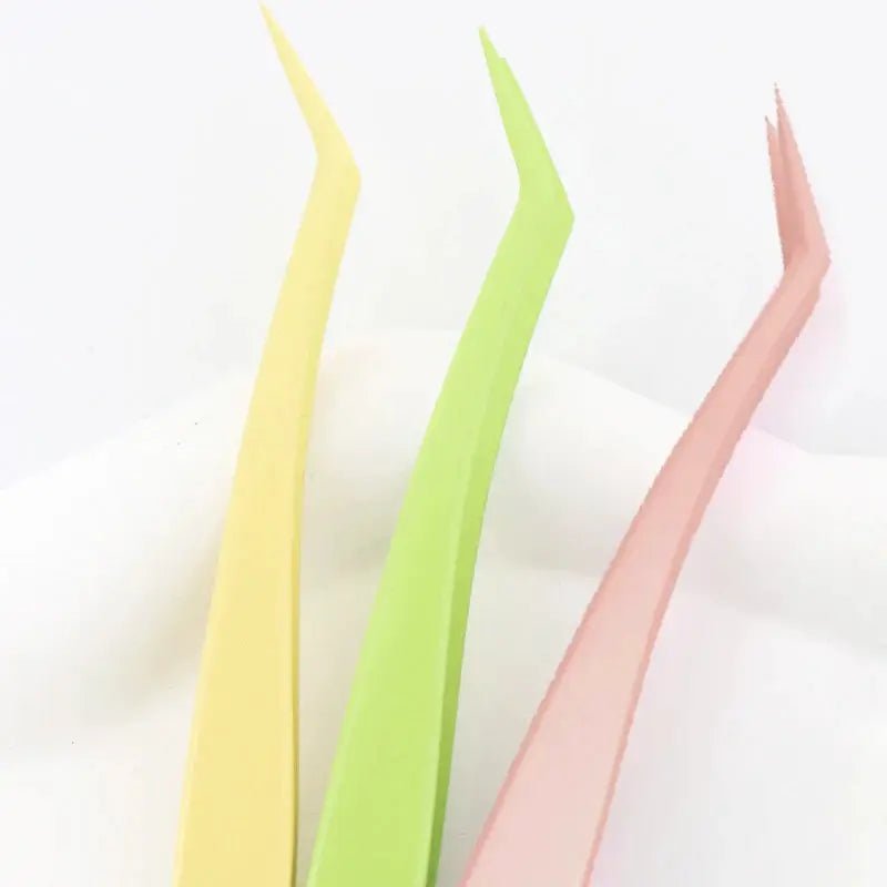 Glue - Free Eyelashes Kit With Anti - Stick Applicator And Stainless Steel Tweezers