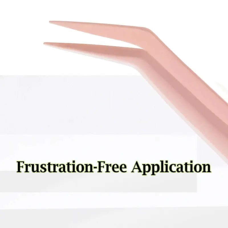 Glue - Free Eyelashes Kit With Anti - Stick Applicator And Stainless Steel Tweezers