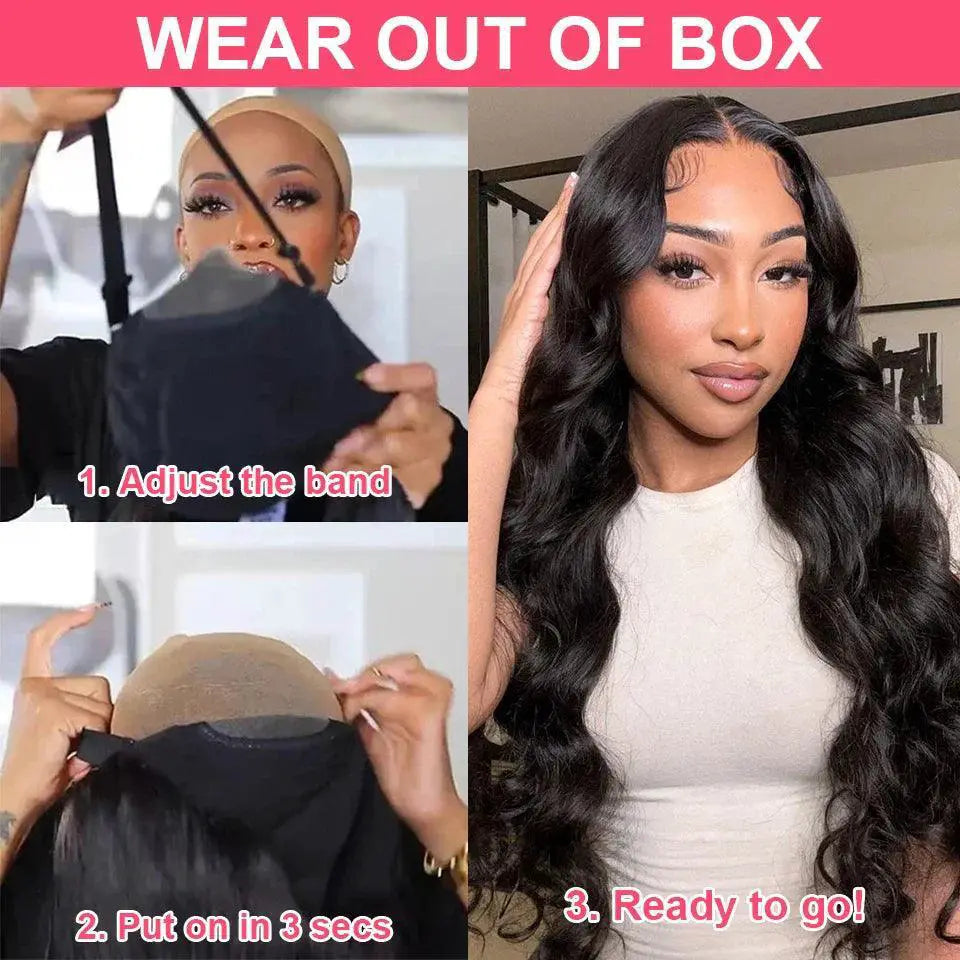 Glueless Brazilian Body Wave Wig 200 Percent Density