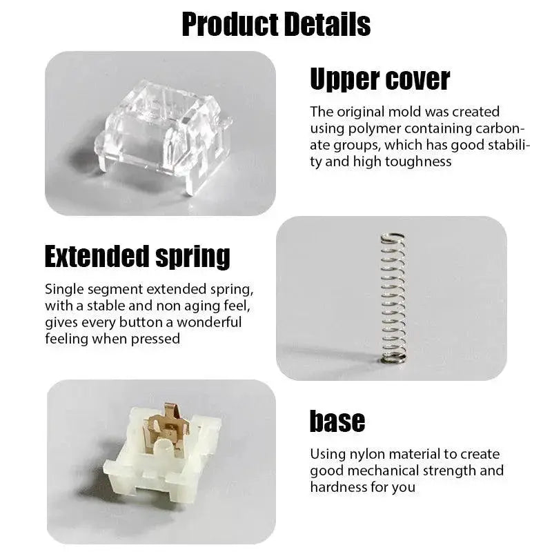 GMKFans KTT Kang White V3 Gaming Switches Upgrade