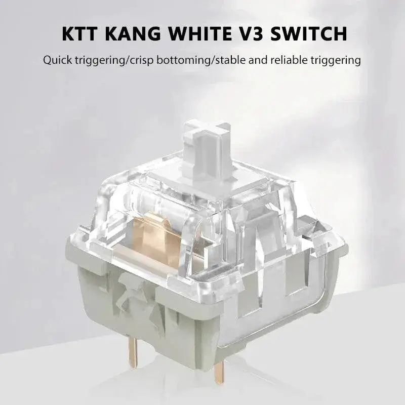 GMKFans KTT Kang White V3 Gaming Switches Upgrade