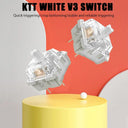 GMKFans KTT Kang White V3 Switches for Gaming Upgrade