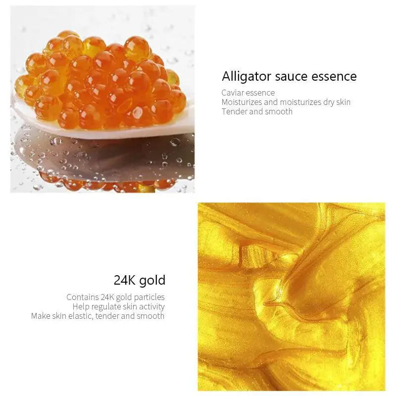 Gold Caviar Eye Masks Youthful Rejuvenation Hydration