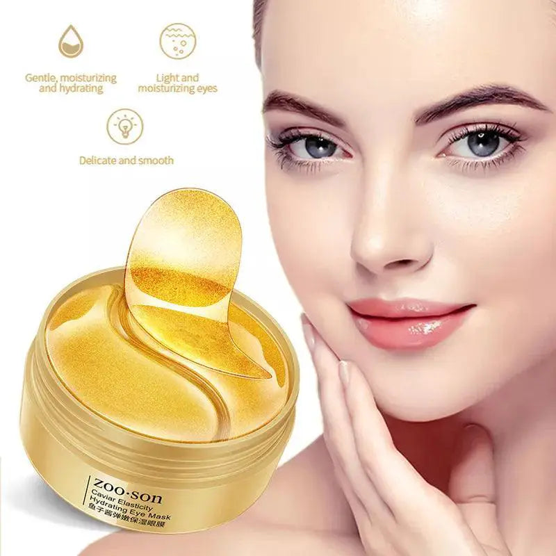 Gold Caviar Eye Masks Youthful Rejuvenation Hydration
