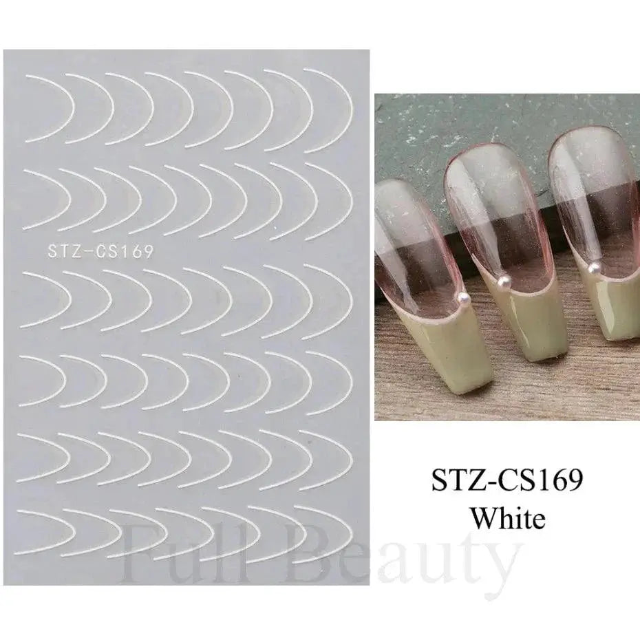 Nail Art Stickers for Chic Manicures — STZ-GS 005 Rose Gold