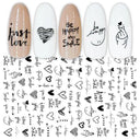 Salon-Quality Nail Decals for Glam Nails