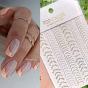 Salon-Quality Nail Decals for Glam Nails