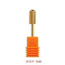 Golden Carbide Nail Drill Set: Precision Care Kit for Nails