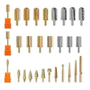 Golden Carbide Nail Drill Set: Precision Care Kit for Nails
