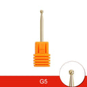 Golden Carbide Nail Drill Set: Precision Care Kit for Nails