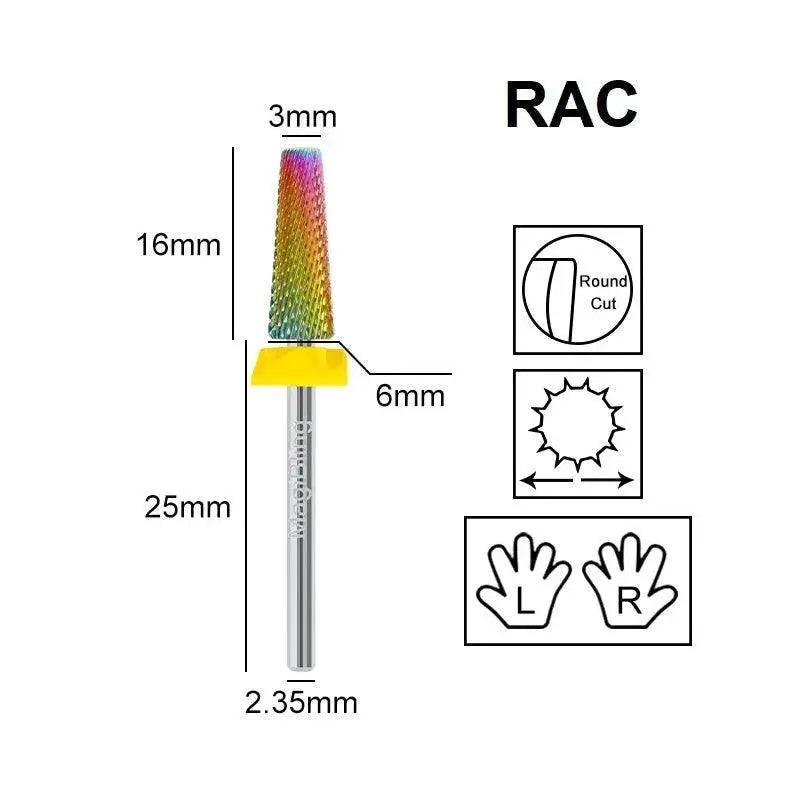 Golden Carbide Nail Drill Set Precision Care Kit For Nails