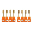 Golden Carbide Nail Drill Set: Precision Care Kit for Nails