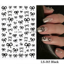 Golden Glam French Nail Art Stickers Chic Geometric Designs
