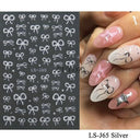 Golden Glam French Nail Art Stickers Chic Geometric Designs