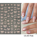 Golden Glam French Nail Art Stickers Chic Geometric Designs