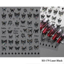 Golden Glam French Nail Art Stickers Chic Geometric Designs