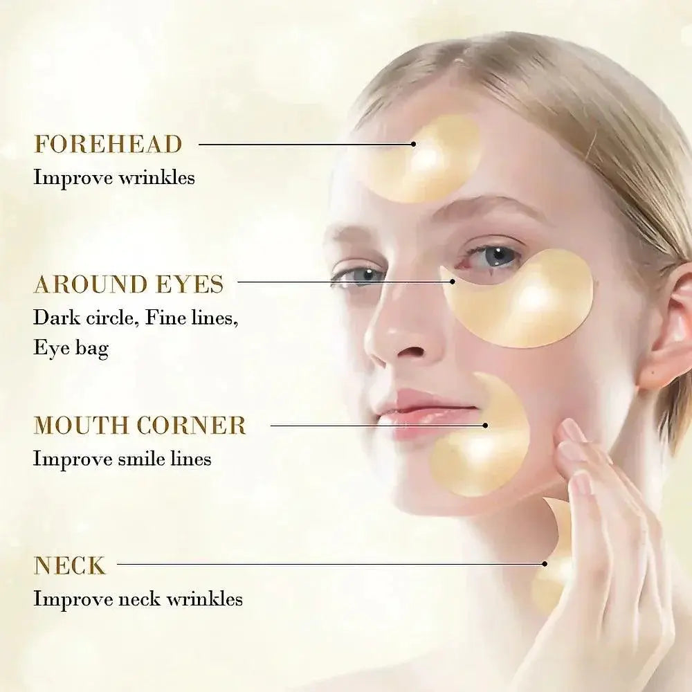 Golden Hydration Eye Mask Brightens Eyes And Youthful Skin