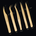 Precise Grip Eyelash Tweezers for Pros