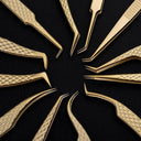 Precise Grip Eyelash Tweezers for Pros