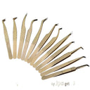 Precise Grip Eyelash Tweezers for Pros