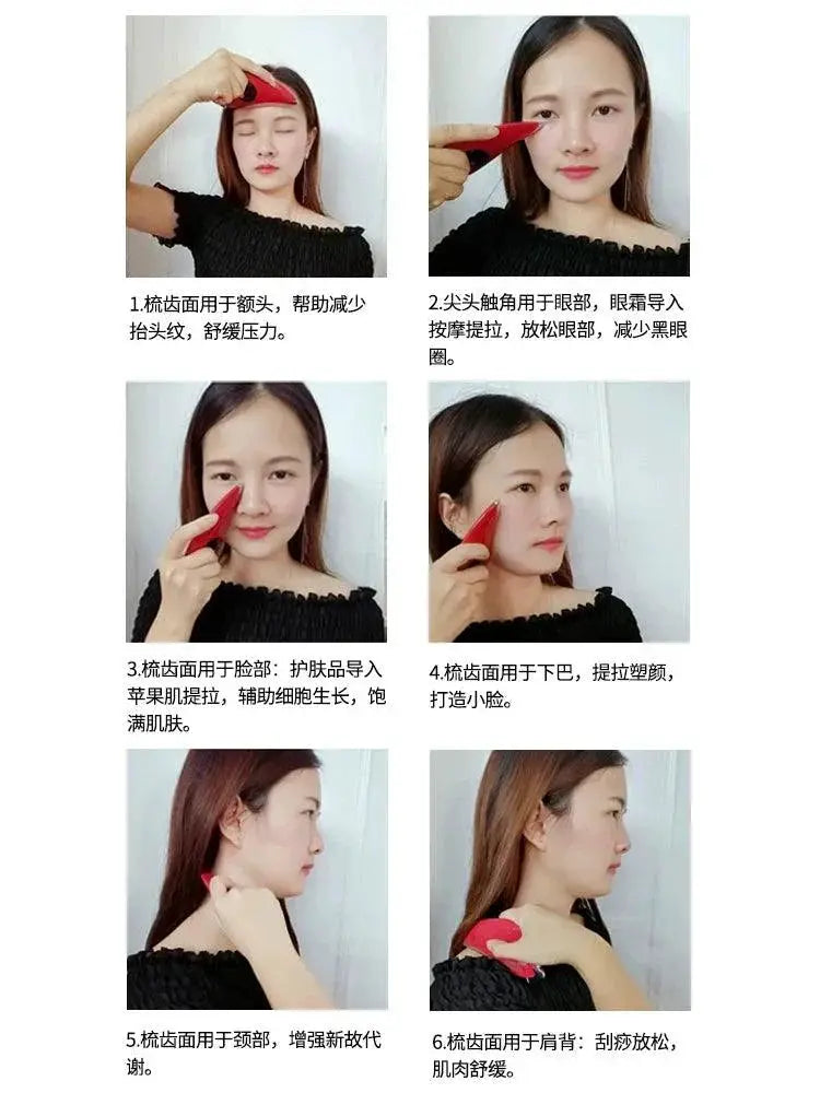 Golden Rice Electric Facial Scraper Tool Multi Function
