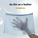 Cooling Ice Silk Boxers for Men Hot Days