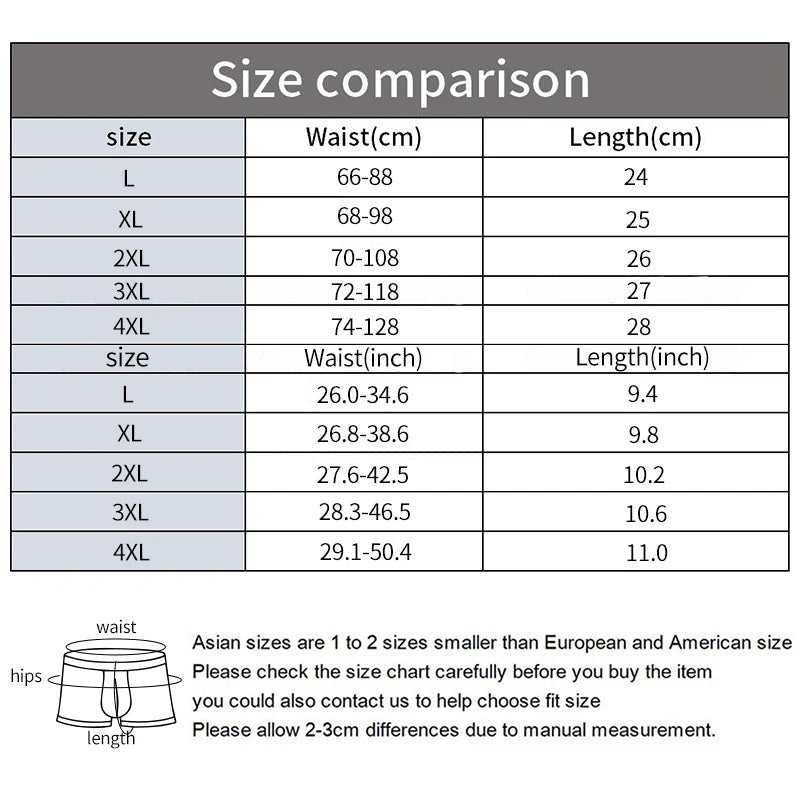 Goodeal Men's Summer Ice Silk Boxers Briefs Ultra Thin Breathable Seamless Undies