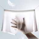 Cooling Ice Silk Boxers for Men Hot Days