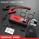 GOOLOO 3000A Portable Jump Starter And Power Bank With LED Light