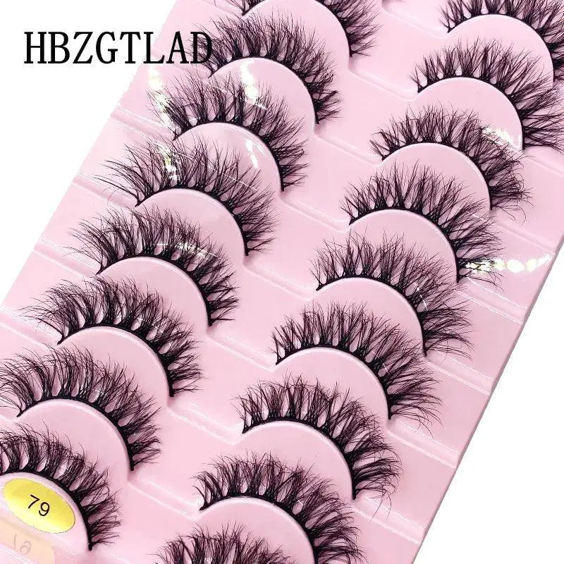 Mink Eyelashes - Natural Look Daily — 10 pairs M44