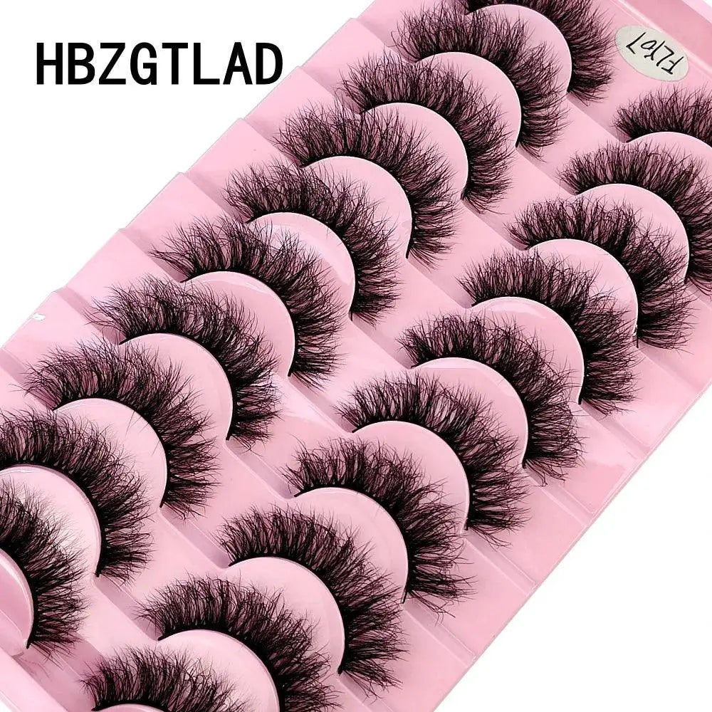 Mink Eyelashes - Natural Look Daily — 10 pairs 6D-99