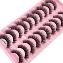 Gorgeous Handmade Synthetic False Eyelashes for Eye Enhancement